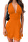 GOKATOSAU Women's Halter Mini Dress