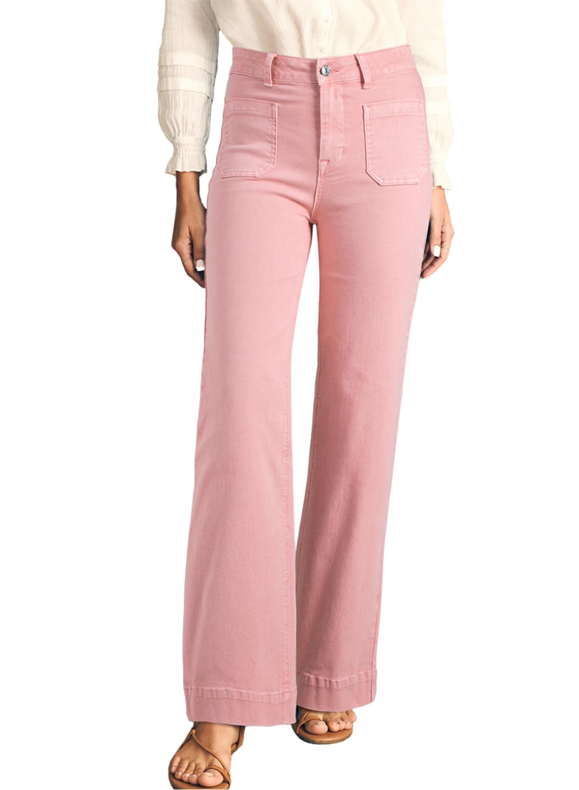 Astylish Women's Wide Leg Jeans High Waisted Stretchy Straight Leg Jeans Loose Trendy Denim Pants with Pocket