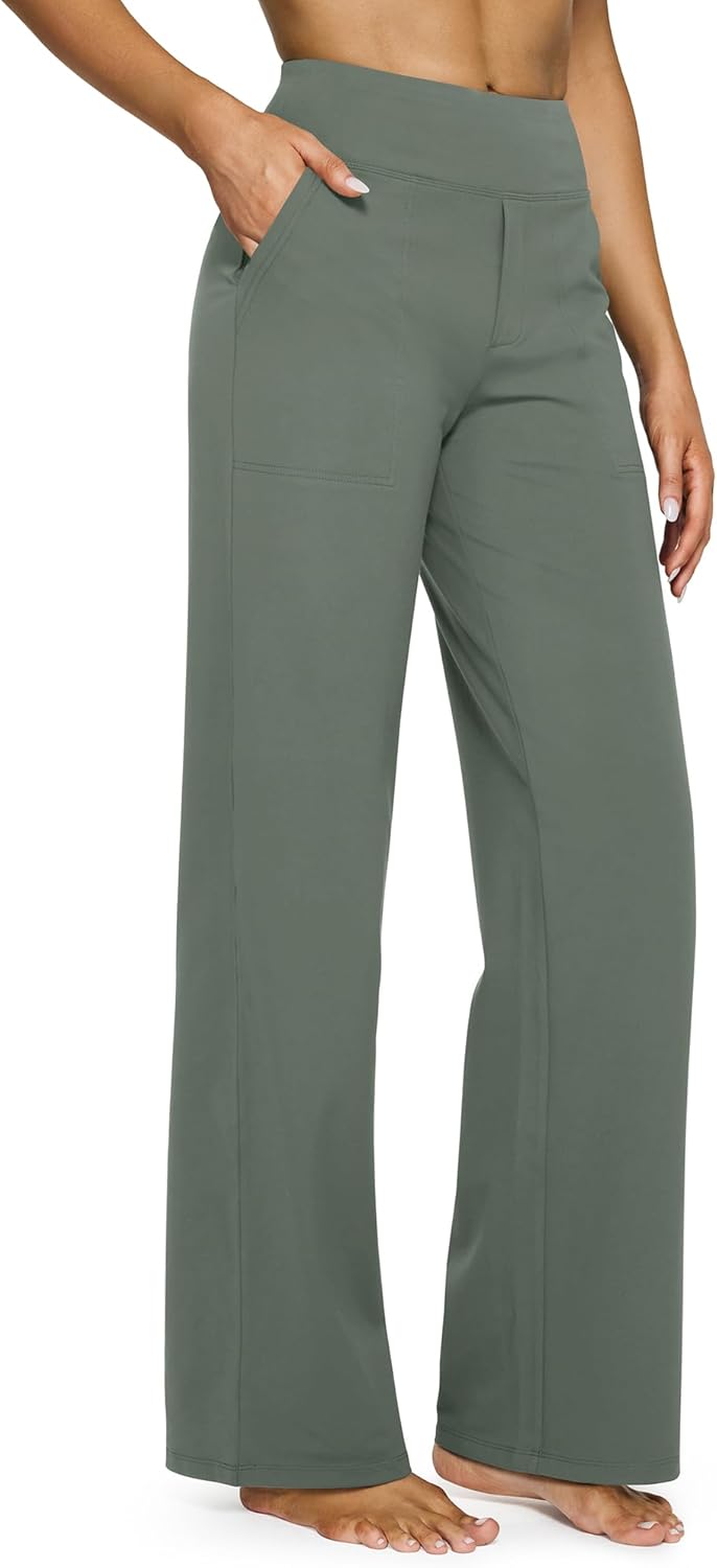 G4Free Women's Wide Leg Yoga Pants