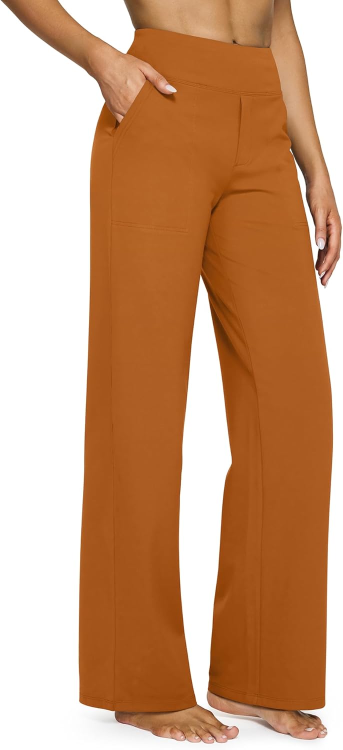 G4Free Women's Wide Leg Yoga Pants