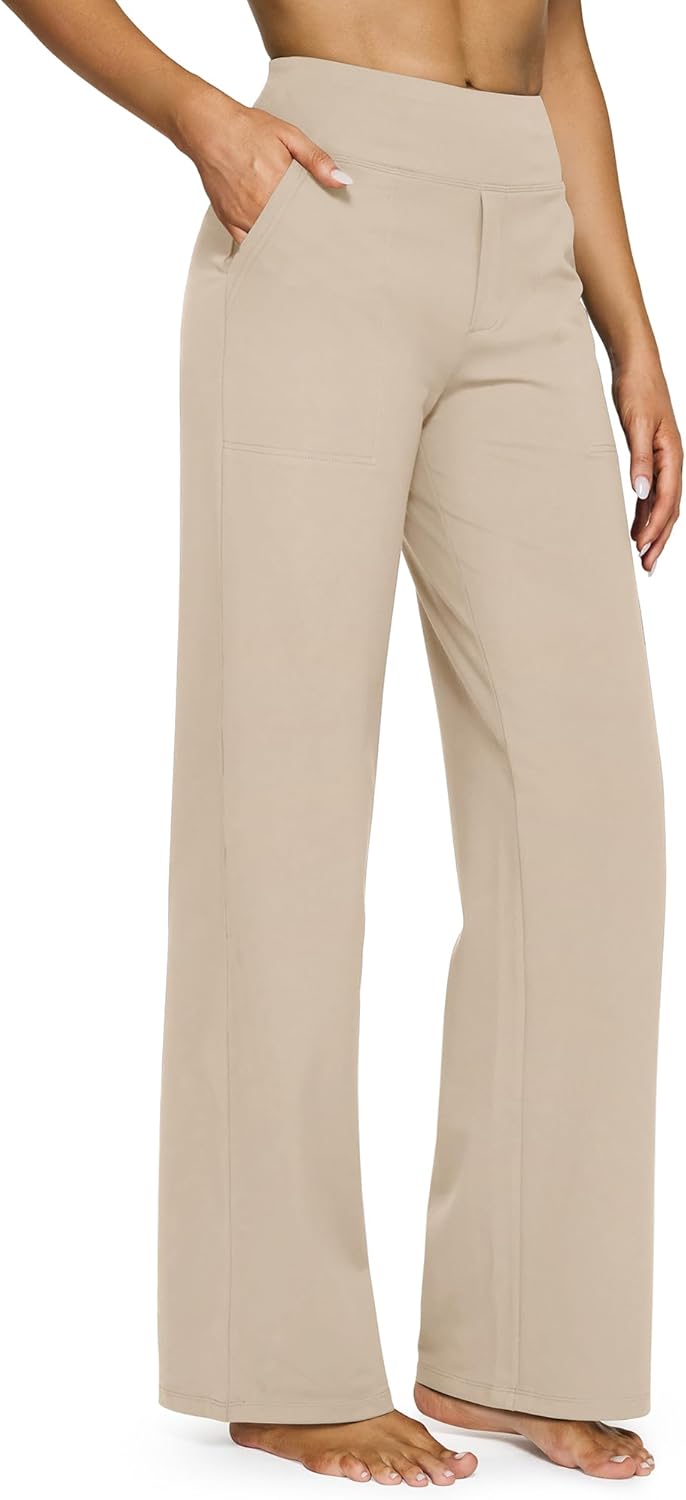 G4Free Women's Wide Leg Yoga Pants