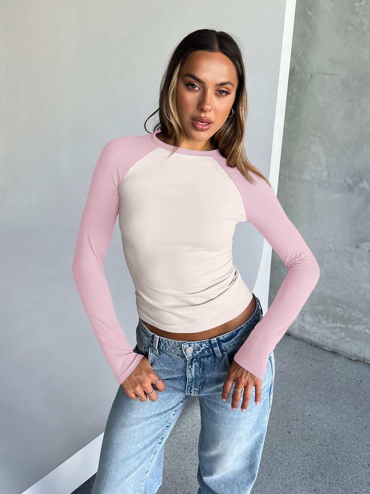 Trendy Queen Women’s Long Sleeve Crop Top