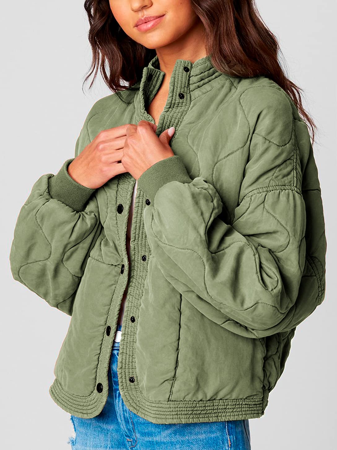 BLANKNYC Tencel Quilted Jacket