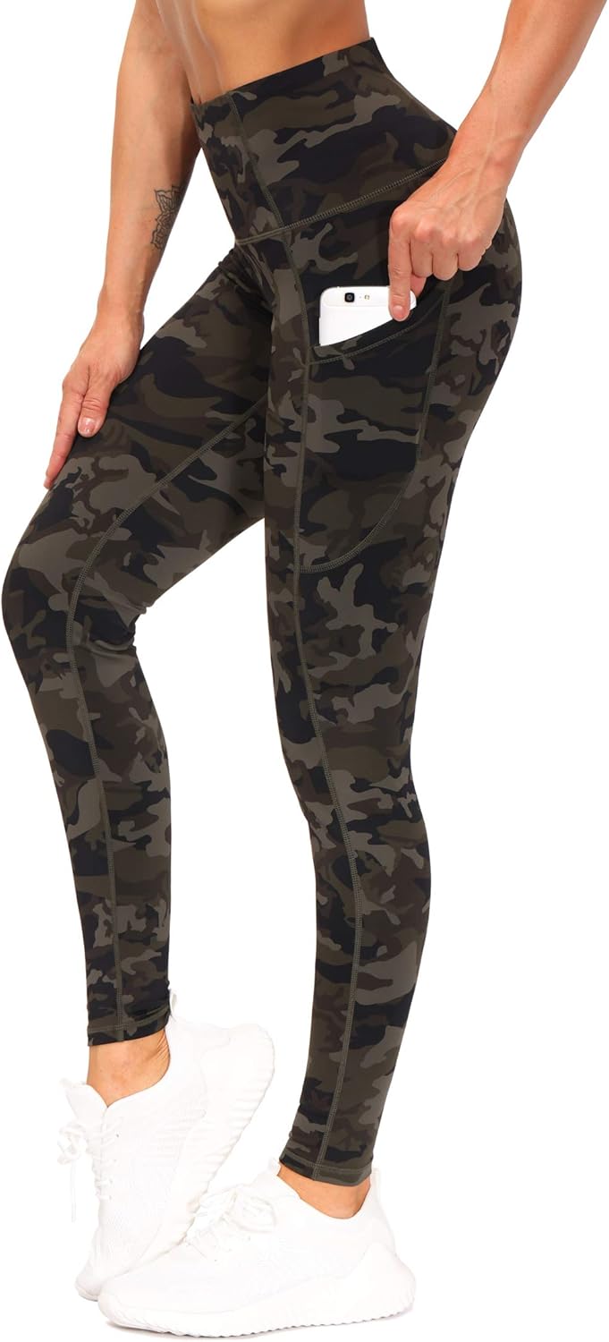 THE GYM PEOPLE High Waist Yoga Pants with Pockets