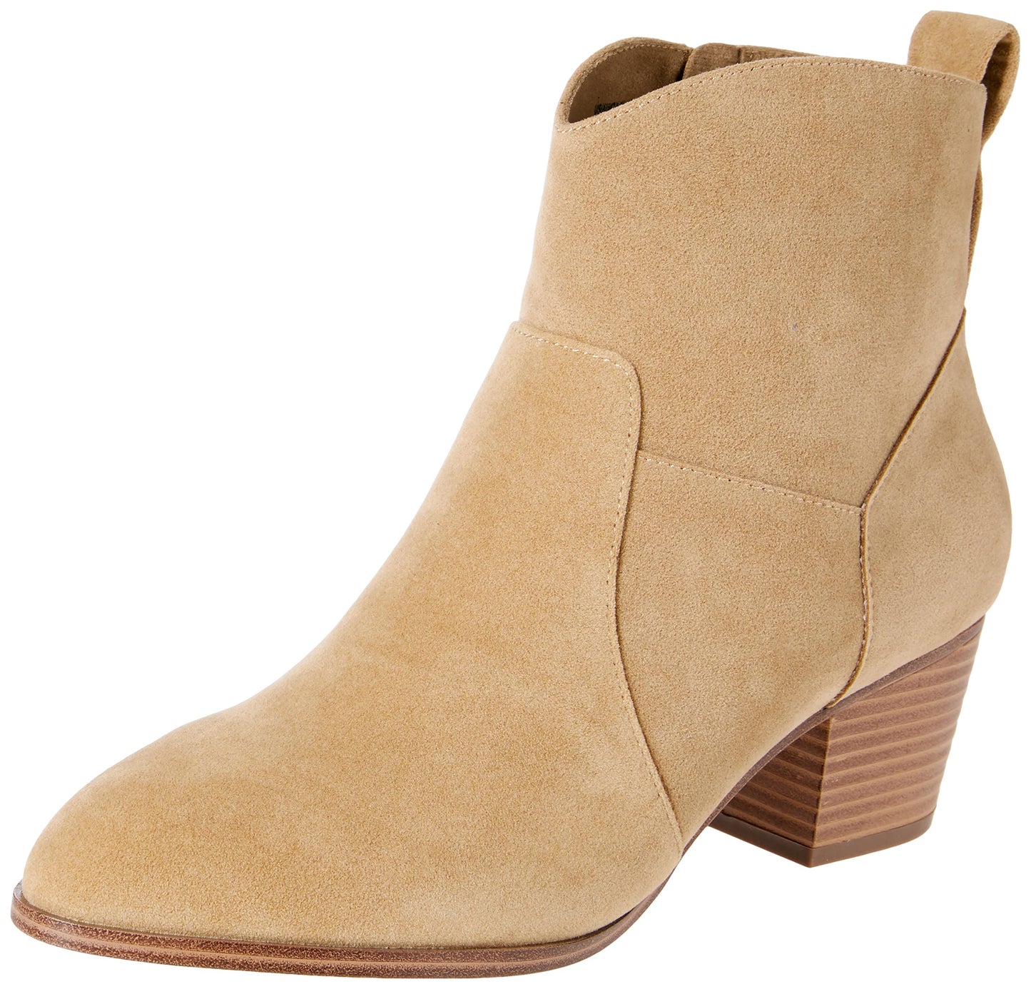 Amazon Essentials Women's Western Ankle Boots with Stacked Heel