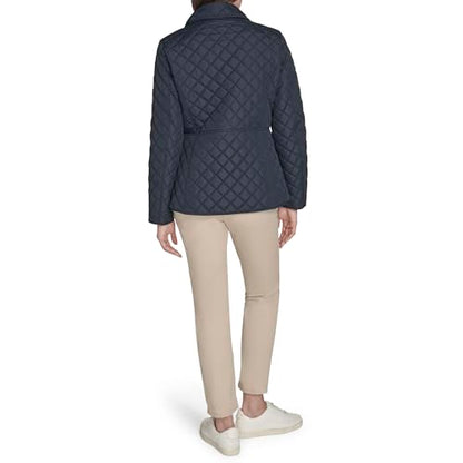 Tommy Hilfiger Women's Zip Up Long Sleeve Quilted Jacket