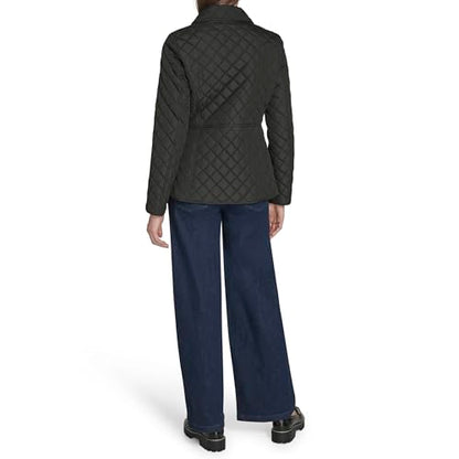 Tommy Hilfiger Women's Zip Up Long Sleeve Quilted Jacket