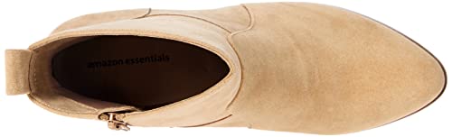 Amazon Essentials Women's Western Ankle Boots with Stacked Heel