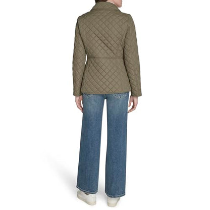 Tommy Hilfiger Women's Zip Up Long Sleeve Quilted Jacket