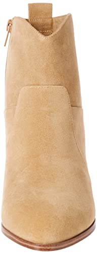 Amazon Essentials Women's Western Ankle Boots with Stacked Heel