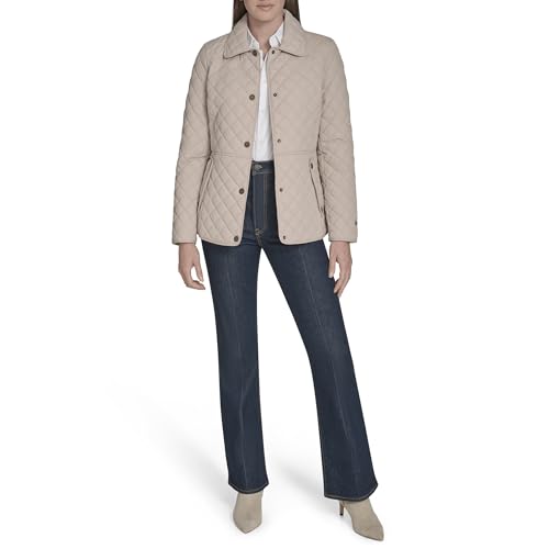 Tommy Hilfiger Women's Zip Up Long Sleeve Quilted Jacket