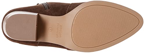 Amazon Essentials Women's Western Ankle Boots with Stacked Heel