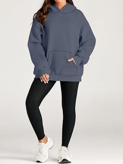 Hoodies for Women Oversized Trendy Sweatshirts Pullover Fleece Long Sleeve Sweaters Winter Outfits Y2k Clothes