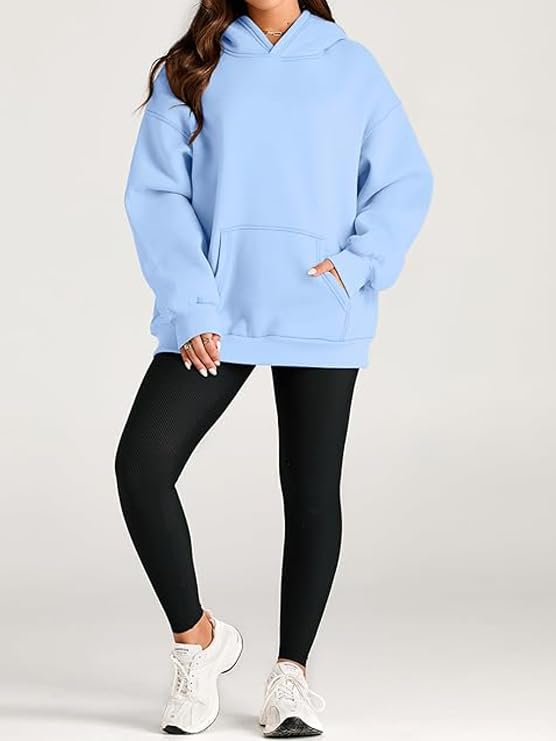 Hoodies for Women Oversized Trendy Sweatshirts Pullover Fleece Long Sleeve Sweaters Winter Outfits Y2k Clothes