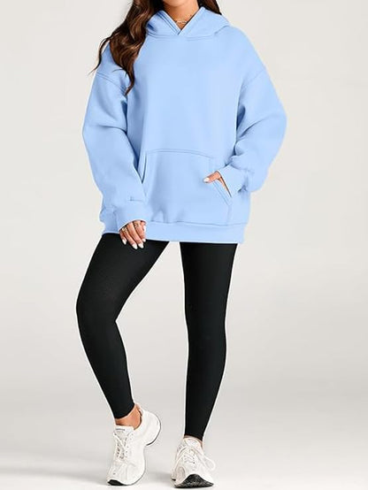 Hoodies for Women Oversized Trendy Sweatshirts Pullover Fleece Long Sleeve Sweaters Winter Outfits Y2k Clothes