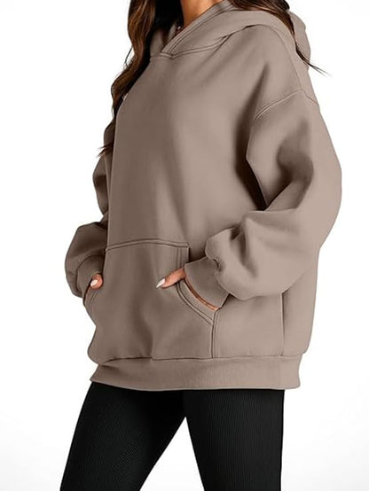 Hoodies for Women Oversized Trendy Sweatshirts Pullover Fleece Long Sleeve Sweaters Winter Outfits Y2k Clothes