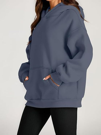 Hoodies for Women Oversized Trendy Sweatshirts Pullover Fleece Long Sleeve Sweaters Winter Outfits Y2k Clothes