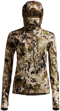 SITKA Gear Women's CORE Merino 330 Hoody, Big Game Subalpine, Large, Camouflage (600209-SA-L)