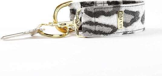 2-Piece Luxe Wristlet Set (IT Bag and a Key Ring Bracelet) Vegan Leather Classic Clutch Luxury Purse for Women