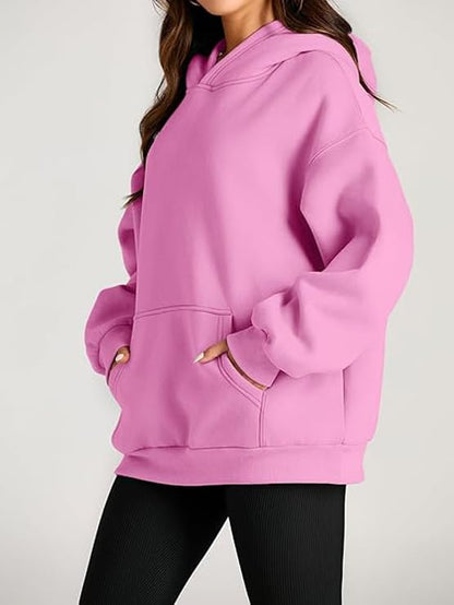 Hoodies for Women Oversized Trendy Sweatshirts Pullover Fleece Long Sleeve Sweaters Winter Outfits Y2k Clothes