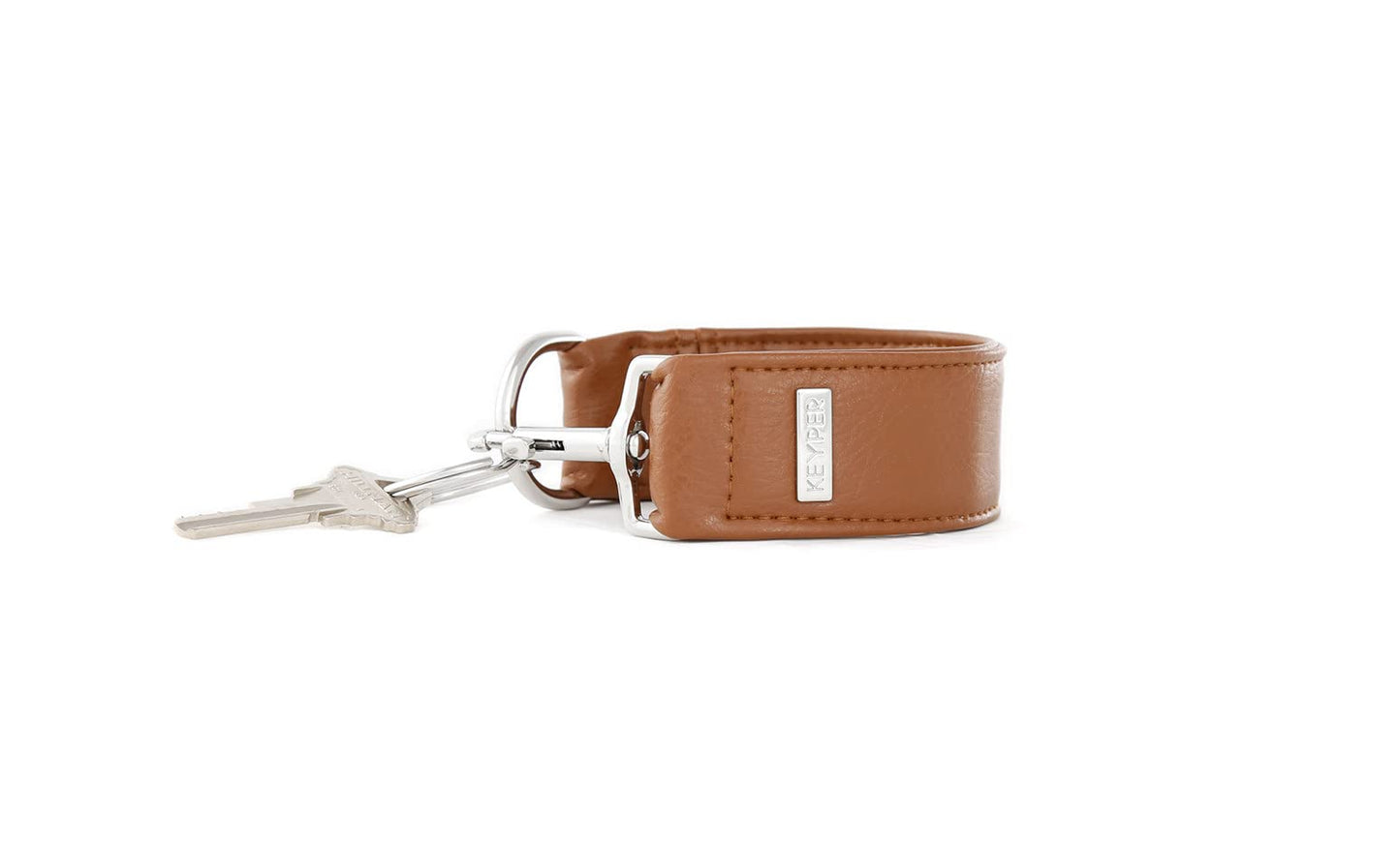 2-Piece Luxe Wristlet Set (IT Bag and a Key Ring Bracelet) Vegan Leather Classic Clutch Luxury Purse for Women