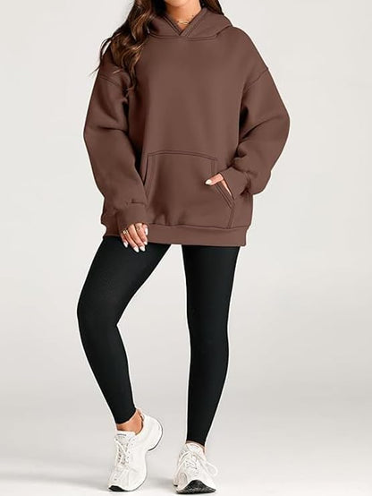 Hoodies for Women Oversized Trendy Sweatshirts Pullover Fleece Long Sleeve Sweaters Winter Outfits Y2k Clothes
