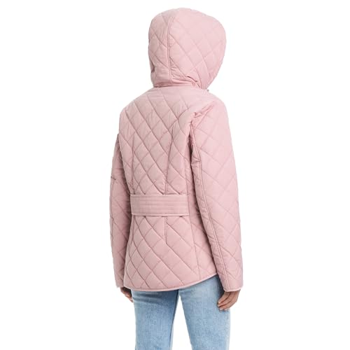 Jones New York Women's Ladies Lightweight Quilted Jacket with a Hood