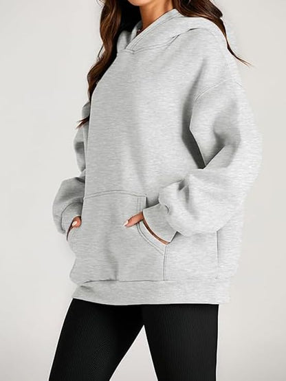 Hoodies for Women Oversized Trendy Sweatshirts Pullover Fleece Long Sleeve Sweaters Winter Outfits Y2k Clothes