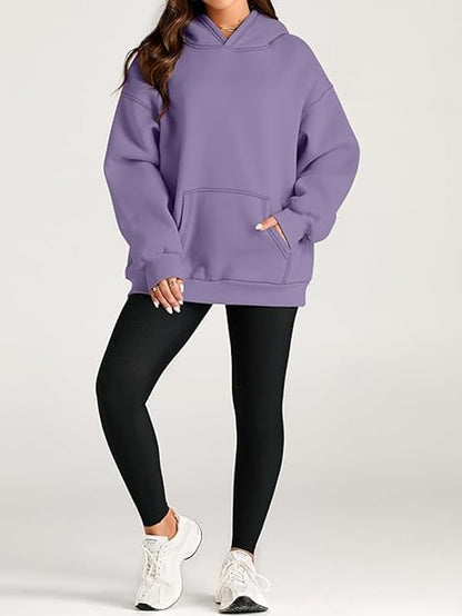 Hoodies for Women Oversized Trendy Sweatshirts Pullover Fleece Long Sleeve Sweaters Winter Outfits Y2k Clothes