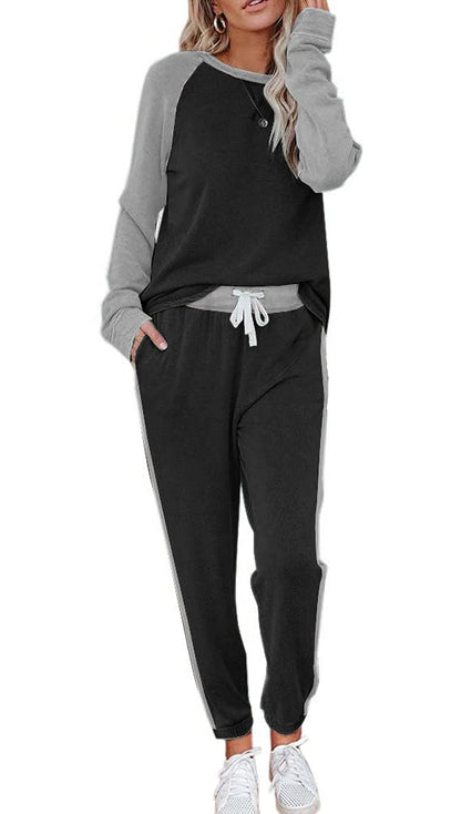 ETCYY NEW Lounge Sets for Women Two Piece Outfits Sweatsuits Sets Long Pant Loungewear Workout Athletic Tracksuits