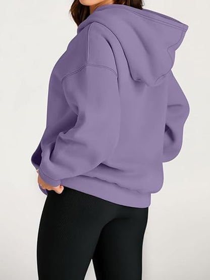 Hoodies for Women Oversized Trendy Sweatshirts Pullover Fleece Long Sleeve Sweaters Winter Outfits Y2k Clothes