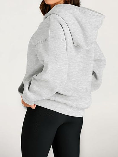 Hoodies for Women Oversized Trendy Sweatshirts Pullover Fleece Long Sleeve Sweaters Winter Outfits Y2k Clothes
