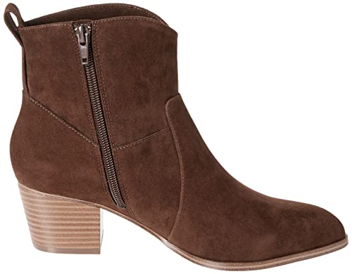 Amazon Essentials Women's Western Ankle Boots with Stacked Heel
