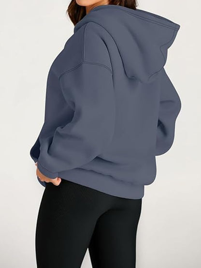 Hoodies for Women Oversized Trendy Sweatshirts Pullover Fleece Long Sleeve Sweaters Winter Outfits Y2k Clothes