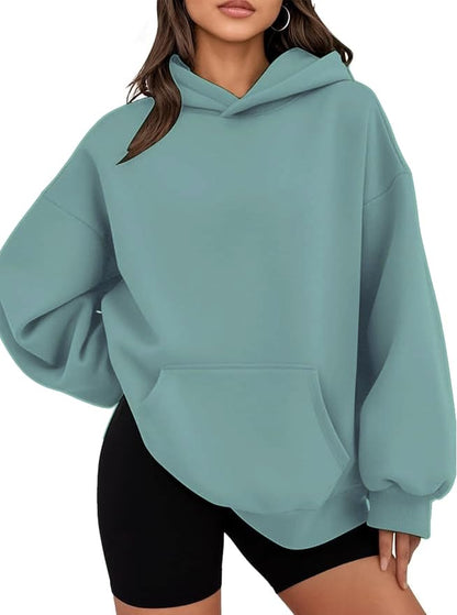 Hoodies for Women Oversized Trendy Sweatshirts Pullover Fleece Long Sleeve Sweaters Winter Outfits Y2k Clothes