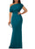 YMDUCH Women's Elegant Sleeveless Off Shoulder Bodycon Long Formal Party Evening Dress