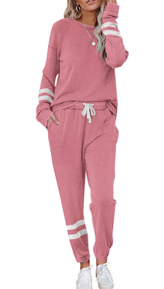 ETCYY NEW Lounge Sets for Women Two Piece Outfits Sweatsuits Sets Long Pant Loungewear Workout Athletic Tracksuits