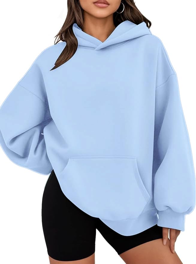 Hoodies for Women Oversized Trendy Sweatshirts Pullover Fleece Long Sleeve Sweaters Winter Outfits Y2k Clothes