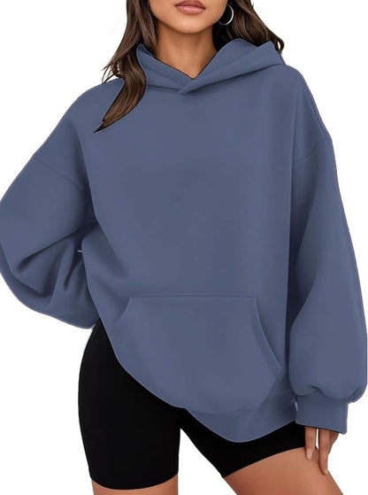 Hoodies for Women Oversized Trendy Sweatshirts Pullover Fleece Long Sleeve Sweaters Winter Outfits Y2k Clothes