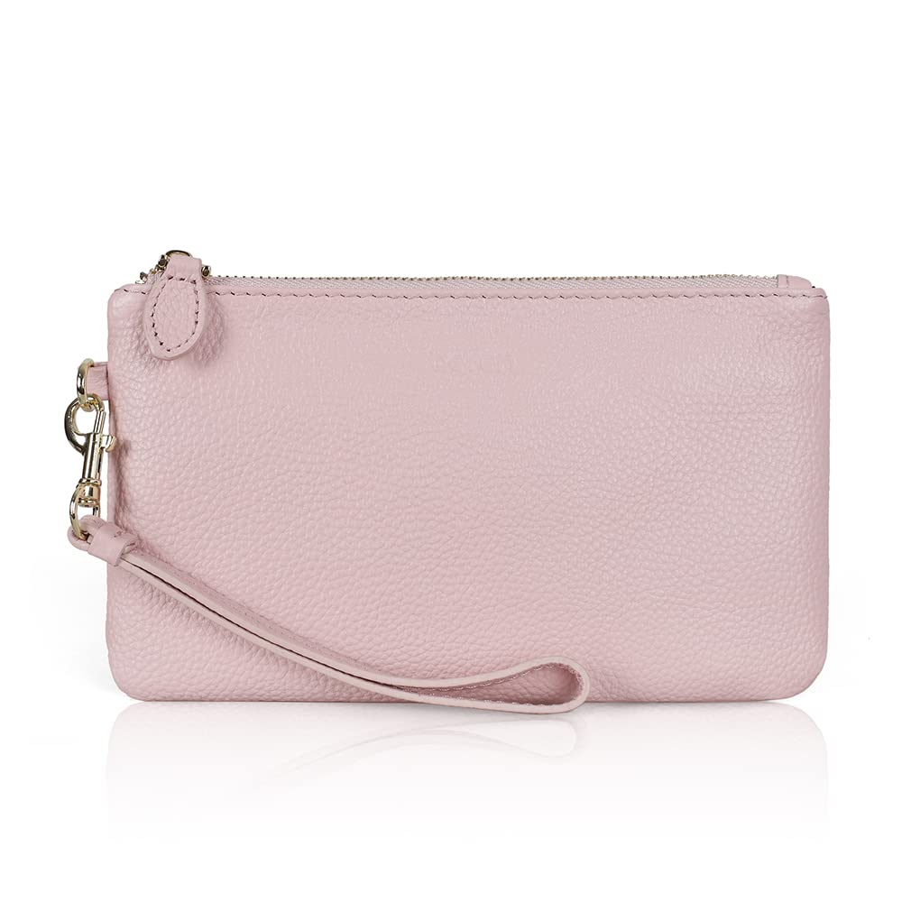 befen Genuine Leather Wristlet Clutch RFID Blocking Bag Cell Phone Wallet Purse Wristlet Wallet Purses and Handbags for Women