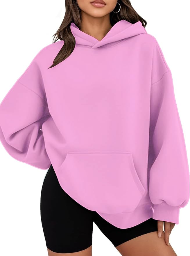 Hoodies for Women Oversized Trendy Sweatshirts Pullover Fleece Long Sleeve Sweaters Winter Outfits Y2k Clothes