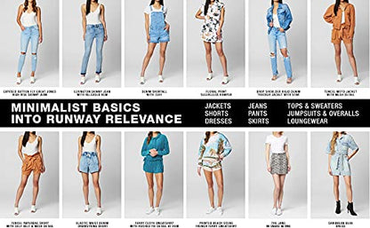 [BLANKNYC] Womens Luxury Clothing Tencel Drop Shoulder Quilted Jacket