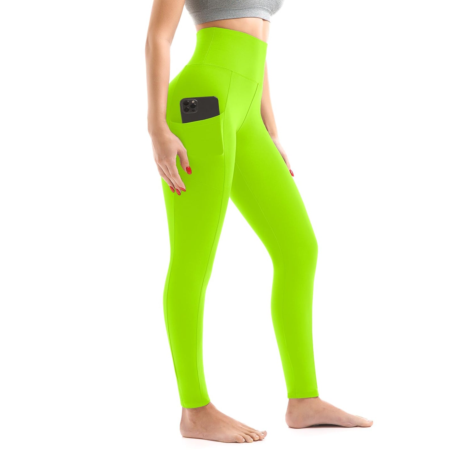 Walifrey Leggings with Pockets for Women, High Waisted Buttery Soft Womens Leggings for Gym Yoga Workout