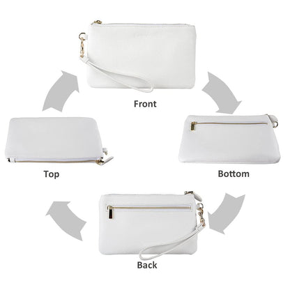 befen Genuine Leather Wristlet Clutch RFID Blocking Bag Cell Phone Wallet Purse Wristlet Wallet Purses and Handbags for Women