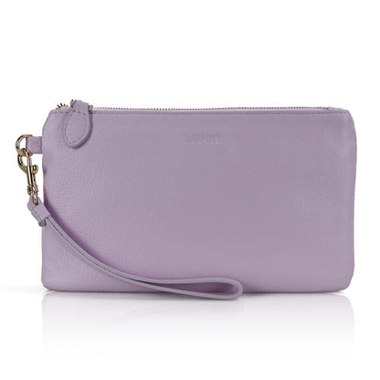 befen Genuine Leather Wristlet Clutch RFID Blocking Bag Cell Phone Wallet Purse Wristlet Wallet Purses and Handbags for Women