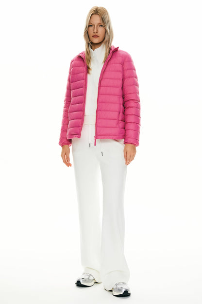 Orolay Women's Lightweight Packable Down Jacket Quilted Puffer Coat with Stand Collar