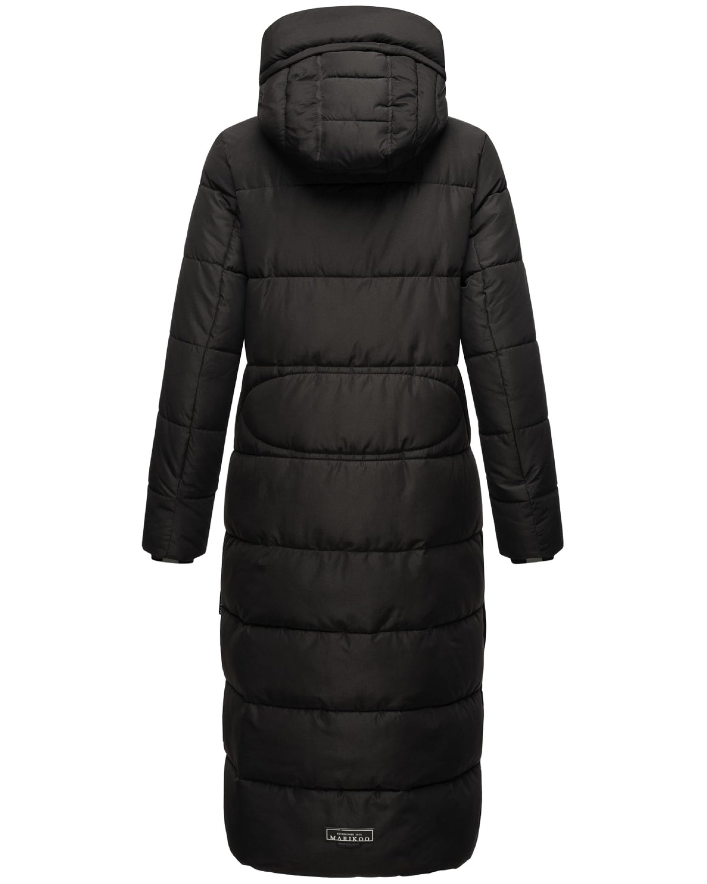 Long Fall & Winter Coat for Women | Detachable Hood | Quilted Women’s Calf-Length Jacket | Nadeshikoo XVI XS-5XL