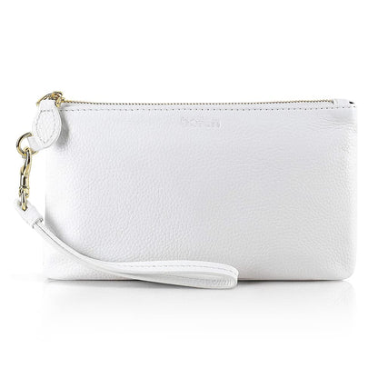 befen Genuine Leather Wristlet Clutch RFID Blocking Bag Cell Phone Wallet Purse Wristlet Wallet Purses and Handbags for Women
