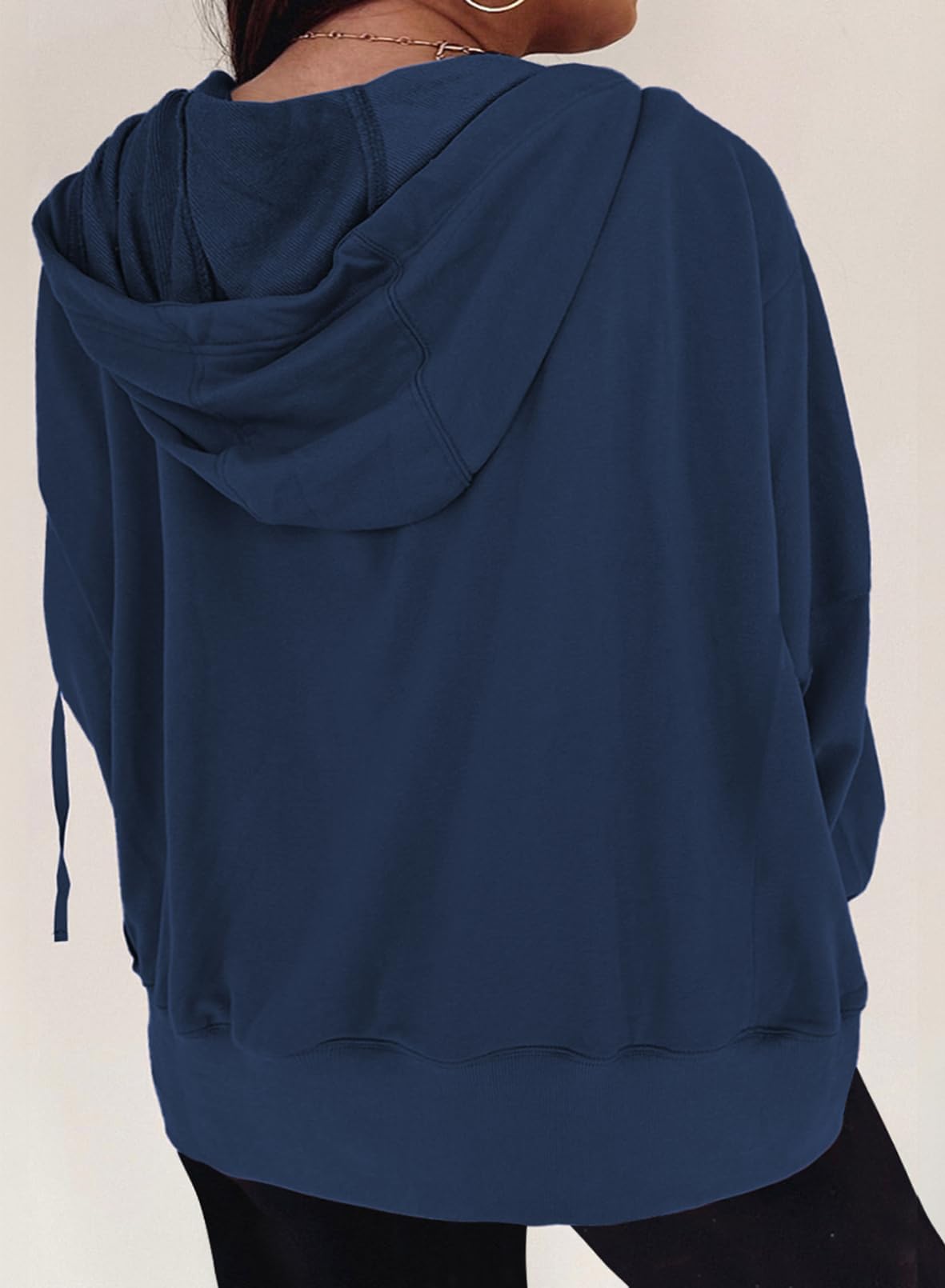 Eytino Women Plus Size Sweatshirts Long Sleeve Zip Up Oversized Casual Hoodies Jackets 2025 Fashion Fall Outfits(1X-5X)