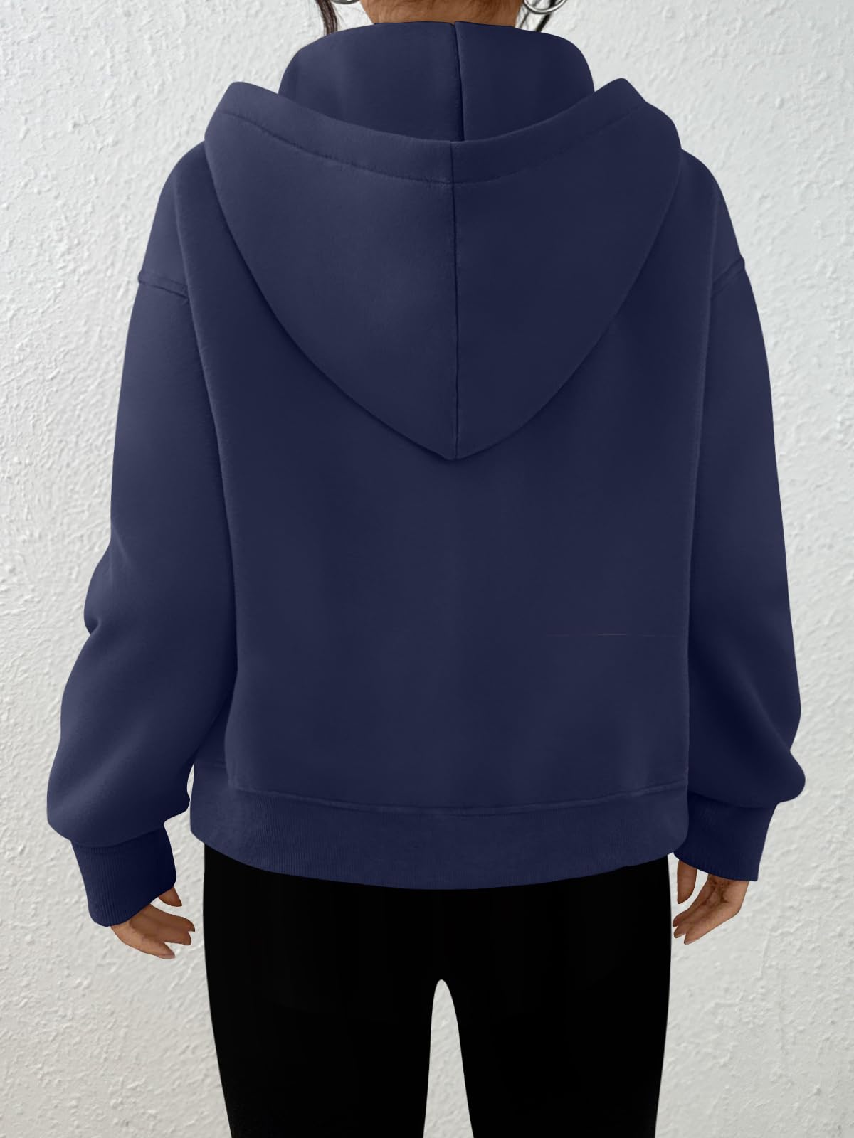 Trendy Queen Womens Zip Up Hoodies Fall Fashion Sweatshirt 2025 Clothes Y2K Cropped Jackets Cute Winter Outfits